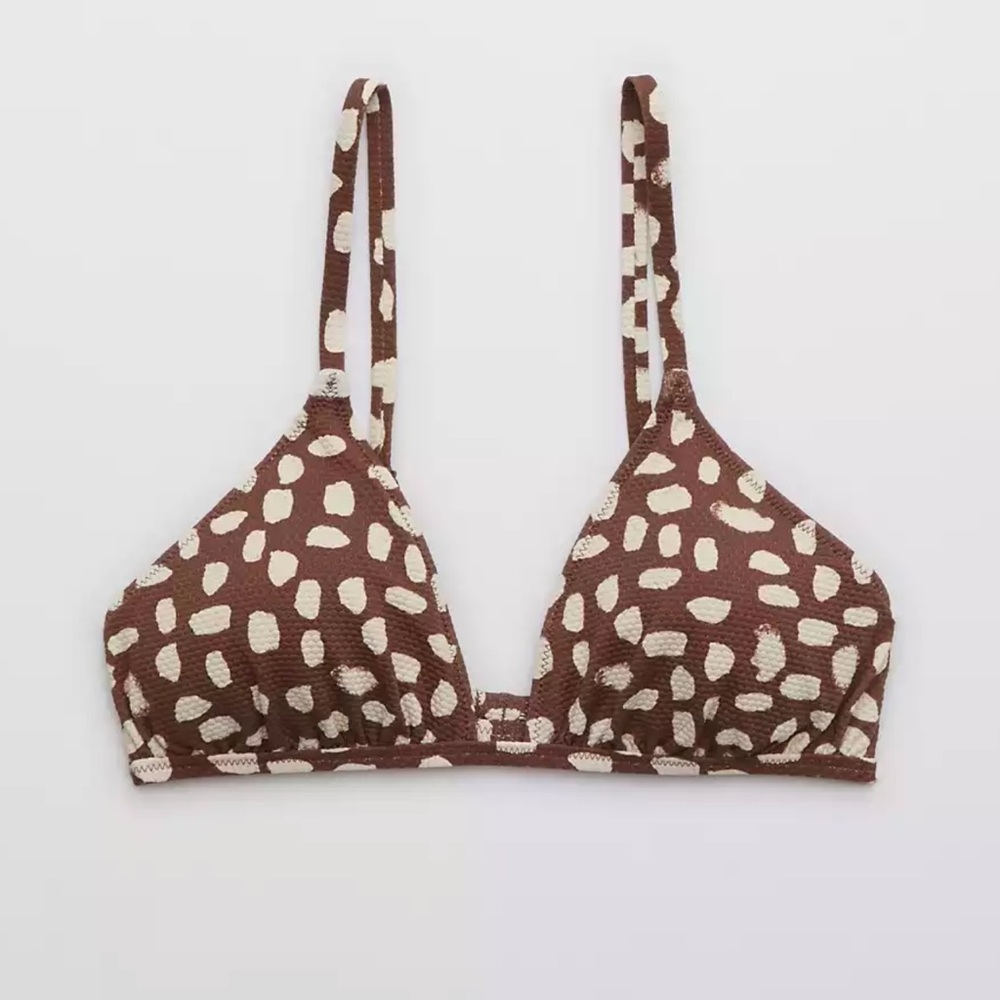 NWT Pique Triangle Bikini Top